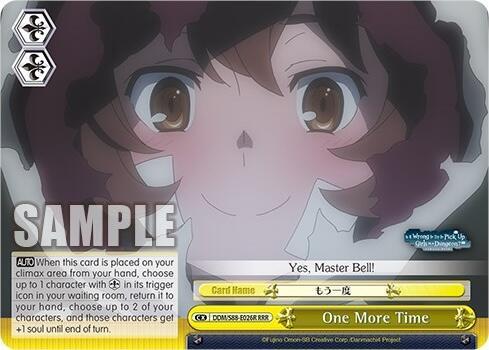 One More Time (RRR), Is it Wrong to Try to Pick Up Girls in a Dungeon? DDM/S88-E026R RRR