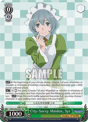 City-Savvy Maiden, Syr, Is it Wrong to Try to Pick Up Girls in a Dungeon? DDM/S88-E027 RR