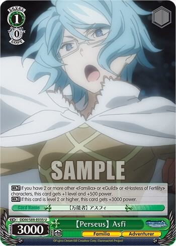 Perseus Asfi, Is it Wrong to Try to Pick Up Girls in a Dungeon? DDM/S88-E035 U