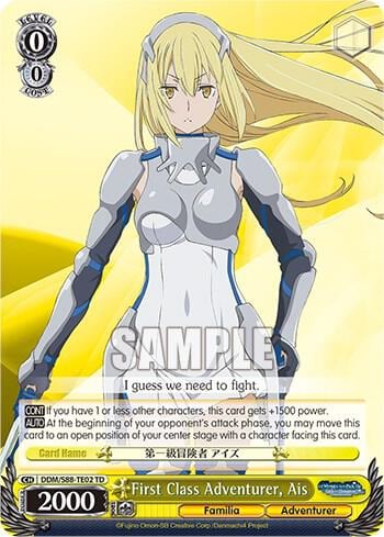 First Class Adventurer, Ais, Is it Wrong to Try to Pick Up Girls in a Dungeon? DDM/S88-TE02 TD