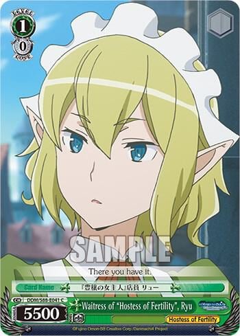 Waitress of "Hostess of Fertility", Ryu, Is it Wrong to Try to Pick Up Girls in a Dungeon? DDM/S88-E041 C