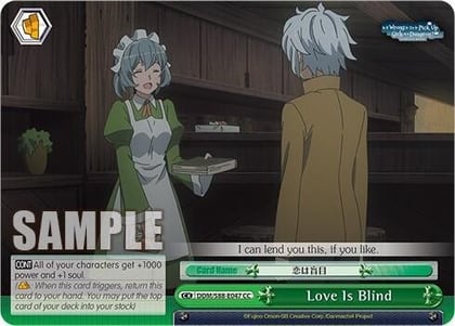 Love Is Blind, Is it Wrong to Try to Pick Up Girls in a Dungeon? DDM/S88-E047 CC