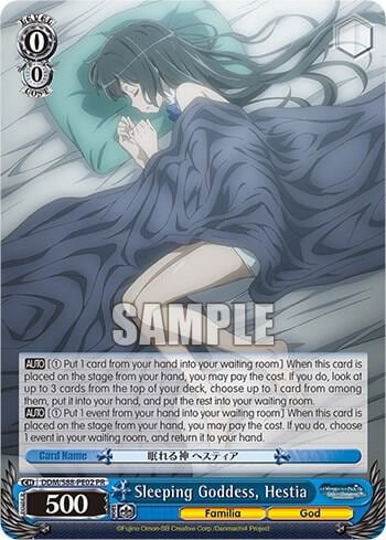 Sleeping Goddess, Hestia, Is it Wrong to Try to Pick Up Girls in a Dungeon? DDM/S88-PE02 PR