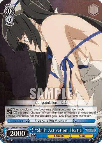 "Skill" Activation, Hestia, Is it Wrong to Try to Pick Up Girls in a Dungeon? DDM/S88-E104 PR