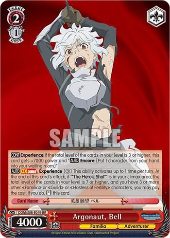 Argonaut, Bell, Is it Wrong to Try to Pick Up Girls in a Dungeon? DDM/S88-E049 RR
