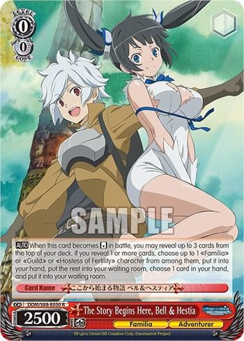 The Story Begins Here, Bell & Hestia, Is it Wrong to Try to Pick Up Girls in a Dungeon? DDM/S88-E050 R