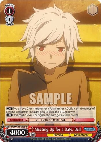 Meeting Up for a Date, Bell, Is it Wrong to Try to Pick Up Girls in a Dungeon? DDM/S88-E058 U