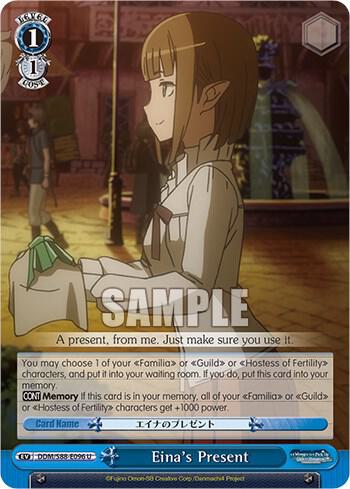 Eina's Present, Is it Wrong to Try to Pick Up Girls in a Dungeon? DDM/S88-E096 U