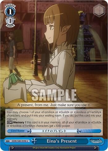 Eina's Present, Is it Wrong to Try to Pick Up Girls in a Dungeon? DDM/S88-E096 U