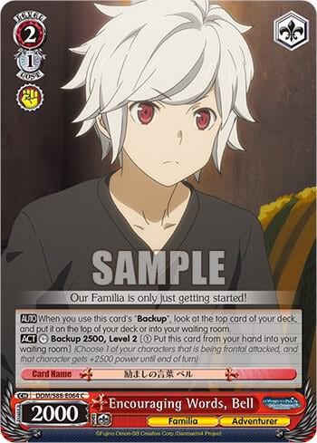 Encouraging Words, Bell, Is it Wrong to Try to Pick Up Girls in a Dungeon? DDM/S88-E064 C