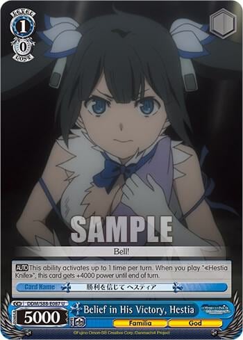 Belief in His Victory, Hestia, Is it Wrong to Try to Pick Up Girls in a Dungeon? DDM/S88-E087 U