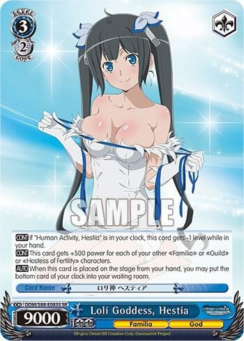 Loli Goddess, Hestia (SR), Is it Wrong to Try to Pick Up Girls in a Dungeon? DDM/S88-E083S SR