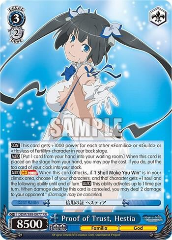 Proof of Trust, Hestia, Is it Wrong to Try to Pick Up Girls in a Dungeon? DDM/S88-E077 RR