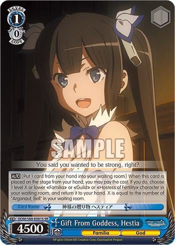 Gift From Goddess, Hestia (SR), Is it Wrong to Try to Pick Up Girls in a Dungeon? DDM/S88-E081S SR