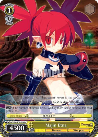 Majin Etna, Disgaea DG/EN-S03-E033 C