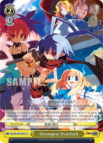Strongest Overlord, Disgaea DG/EN-S03-E037 U