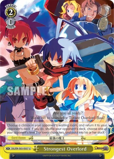 Strongest Overlord, Disgaea DG/EN-S03-E037 U