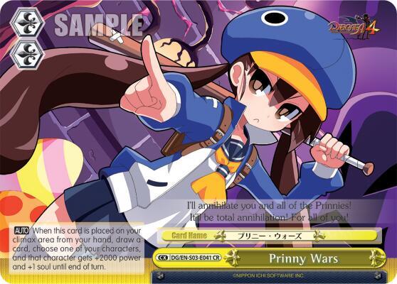 Prinny Wars, Disgaea DG/EN-S03-E041 CR