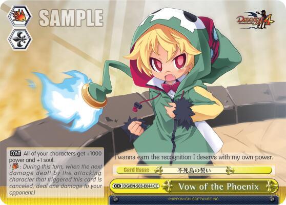 Vow of the Phoenix, Disgaea DG/EN-S03-E044 CC