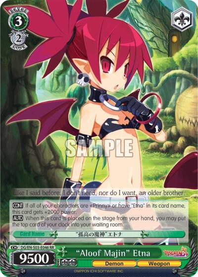 "Aloof Majin" Etna, Disgaea DG/EN-S03-E046 RR