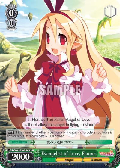 Evangelist of Love, Flonne, Disgaea DG/EN-S03-E049 R