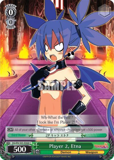 Player 2, Etna, Disgaea DG/EN-S03-E068 C