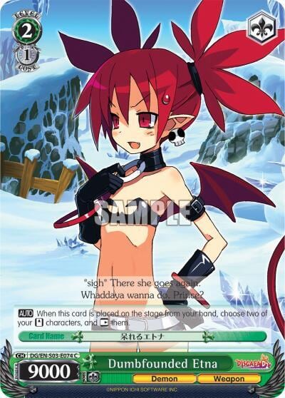 Dumbfounded Etna, Disgaea DG/EN-S03-E074 C