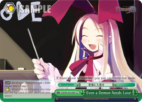 Even a Demon Needs Love, Disgaea DG/EN-S03-E087 CC
