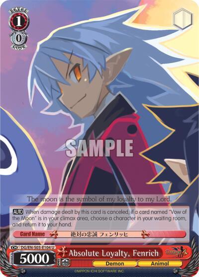 Absolute Loyalty, Fenrich, Disgaea DG/EN-S03-E104 U