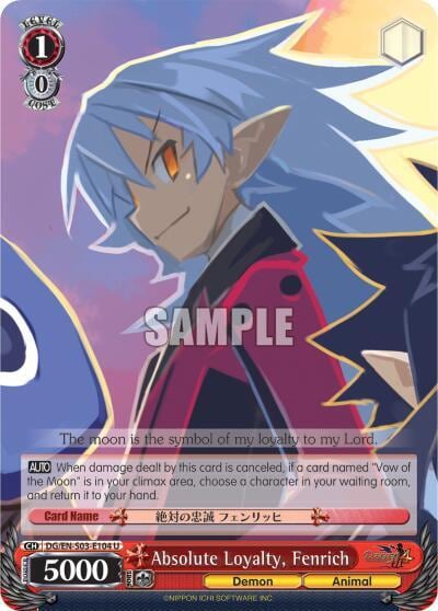 Absolute Loyalty, Fenrich, Disgaea DG/EN-S03-E104 U