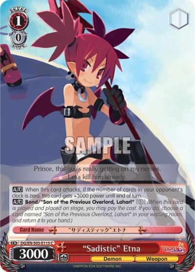 "Sadistic" Etna, Disgaea DG/EN-S03-E115 C