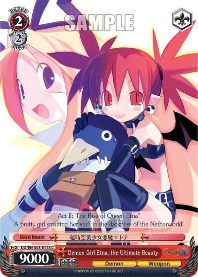 Demon Girl Etna, the Ultimate Beauty, Disgaea DG/EN-S03-E118 C