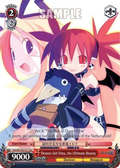 Demon Girl Etna, the Ultimate Beauty, Disgaea DG/EN-S03-E118 C