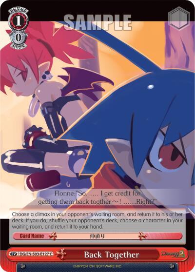 Back Together, Disgaea DG/EN-S03-E127 C