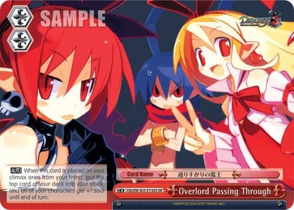 Overlord Passing Through (SR), Disgaea DG/EN-S03-E130S SR