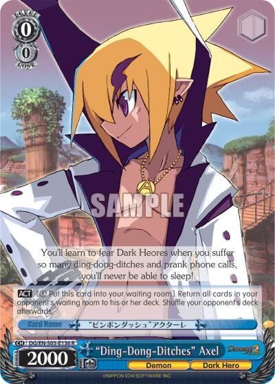 "Ding-Dong-Ditches" Axel, Disgaea DG/EN-S03-E136 R