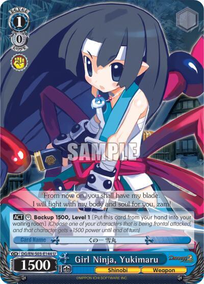 Girl Ninja, Yukimaru, Disgaea DG/EN-S03-E144 U
