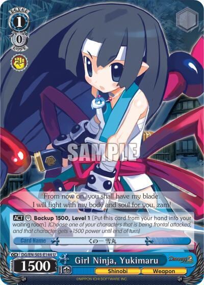 Girl Ninja, Yukimaru, Disgaea DG/EN-S03-E144 U