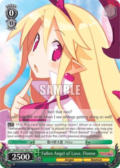 Fallen Angel of Love, Flonne, Disgaea DG/EN-S03-TE03 TD