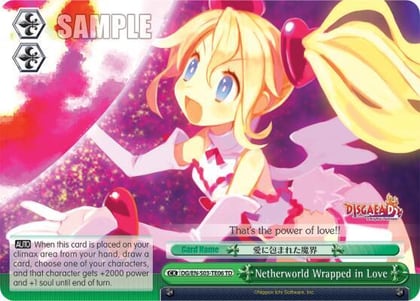 Netherworld Wrapped in Love, Disgaea DG/EN-S03-TE06 TD
