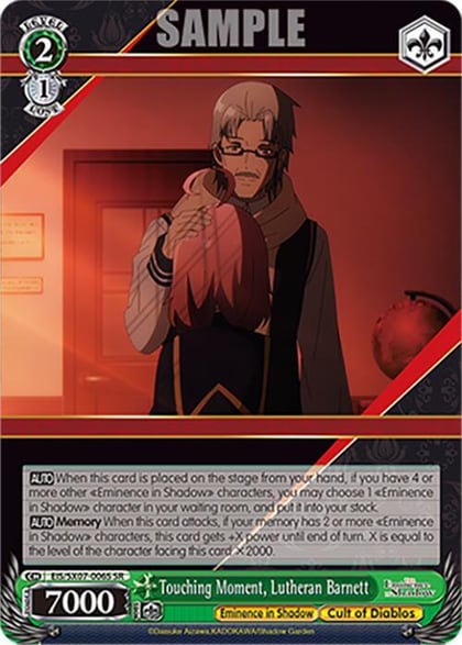Touching Moment, Lutheran Barnett (SR), The Eminence in Shadow EIS/SX07-006S