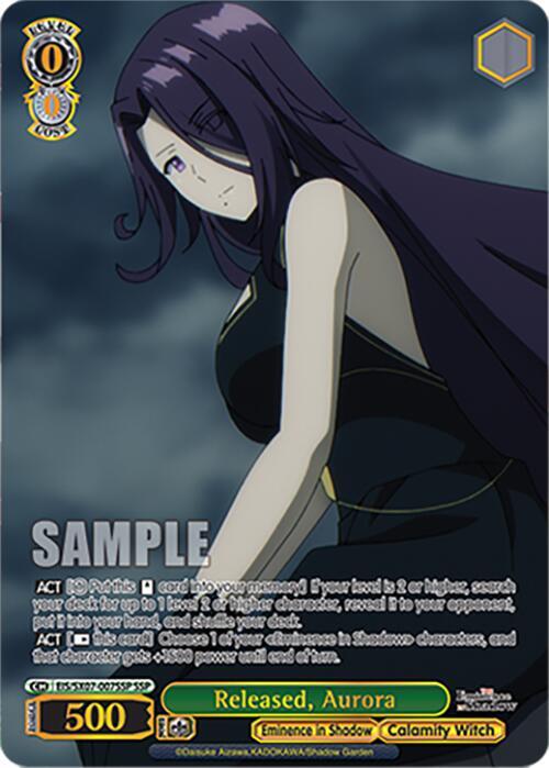 Released, Aurora (SSP), The Eminence in Shadow EIS/SX07-007SSP