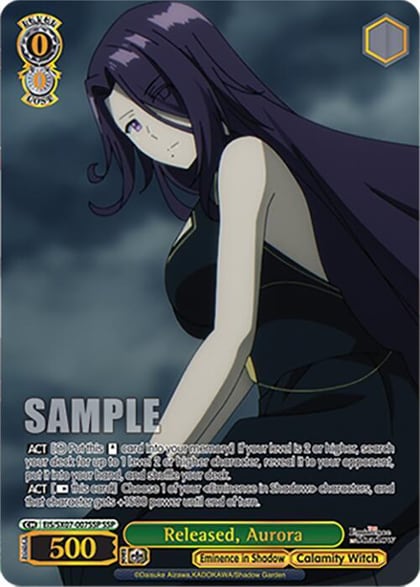 Released, Aurora (SSP), The Eminence in Shadow EIS/SX07-007SSP