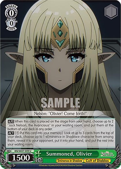 Summoned, Olivier, The Eminence in Shadow EIS/SX07-009