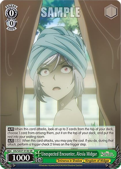 Unexpected Encounter, Alexia Midgar (SR), The Eminence in Shadow EIS/SX07-014S