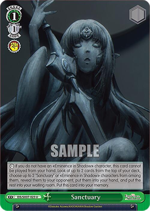 Sanctuary, The Eminence in Shadow EIS/SX07-023