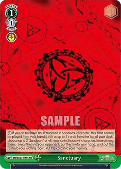 Sanctuary (SR), The Eminence in Shadow EIS/SX07-023S