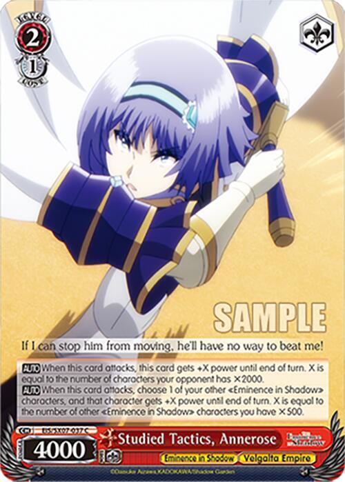 Studied Tactics, Annerose, The Eminence in Shadow EIS/SX07-037
