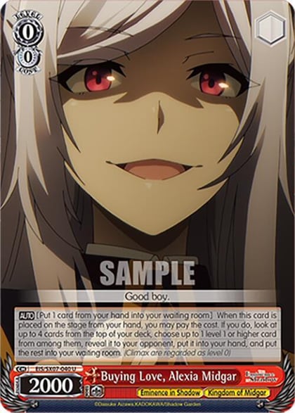 Buying Love, Alexia Midgar, The Eminence in Shadow EIS/SX07-040