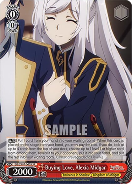Buying Love, Alexia Midgar (SR), The Eminence in Shadow EIS/SX07-040S